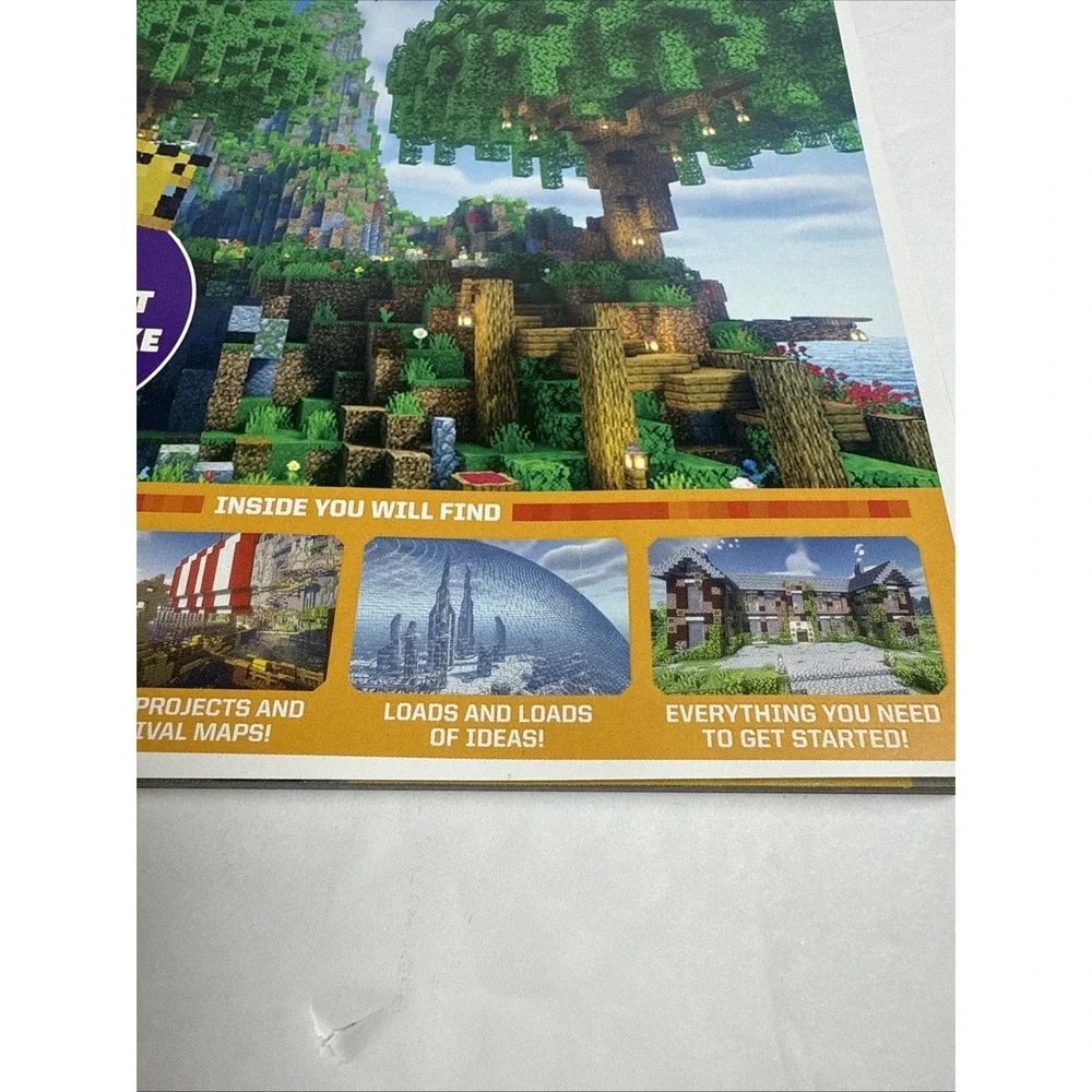 Minecraft Mega Builds‎ Scholastic book 2022, Trade Paperback) 143 Pages